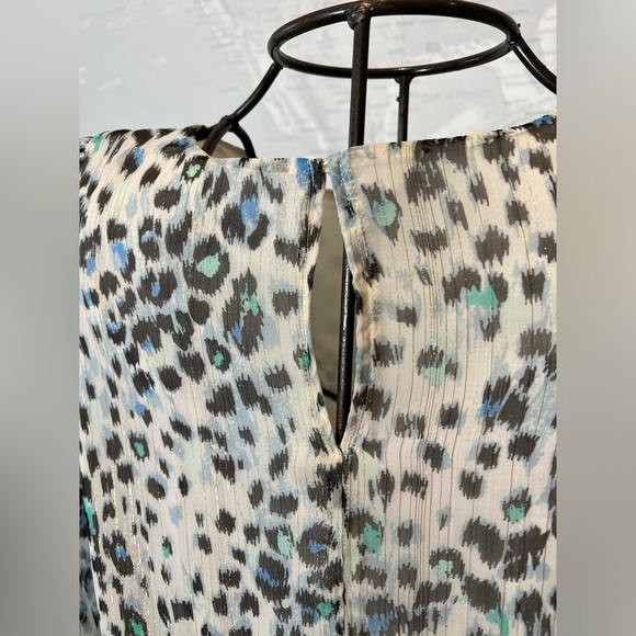 NWT Ann Taylor Loft Shimmer Animal Print Swing Dress XXL - Picture 6 of 7